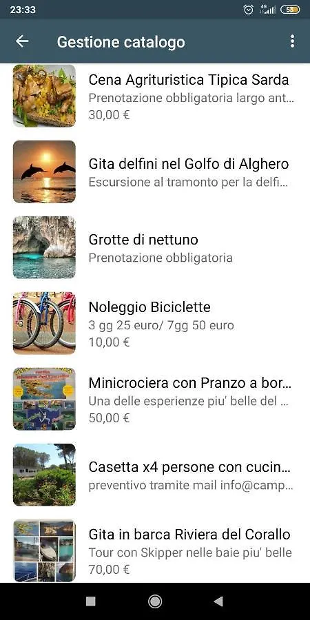 Holiday park Villaggio Camping Nurral Fertilia